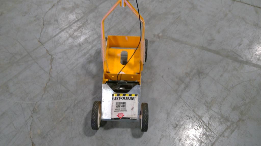 Rustoleum Striping Machine Property Room