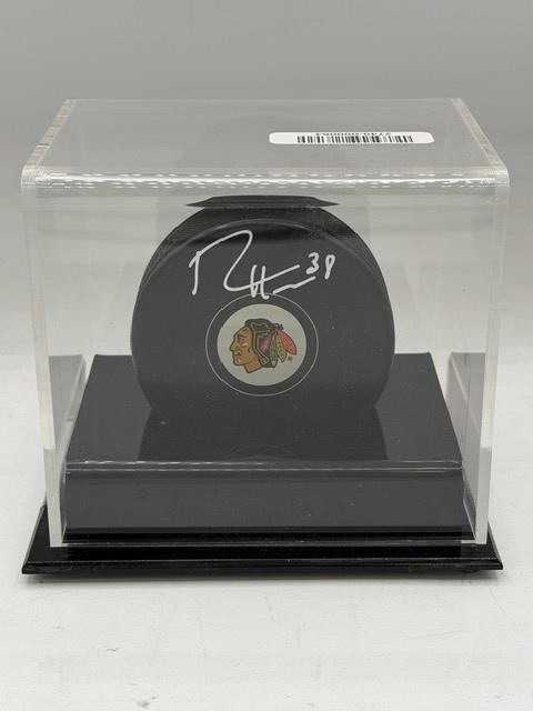 Ryan Hartman Autographed Chicago Blackhawks Hockey Puck