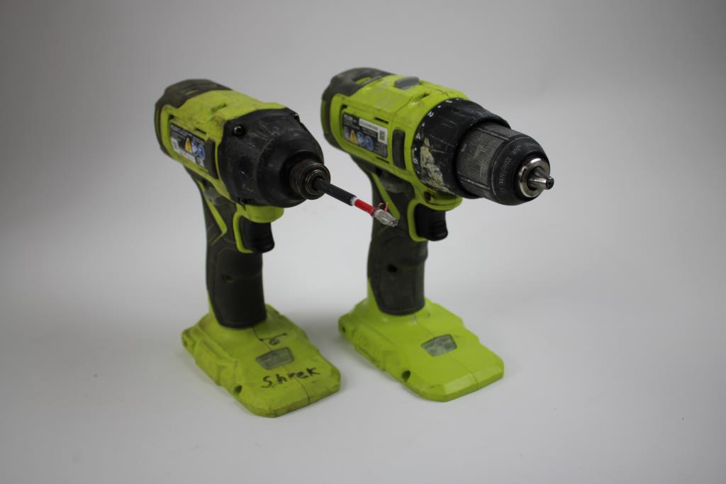 Ryobi 1/2" Drill/Driver, 1/4" Impact Driver