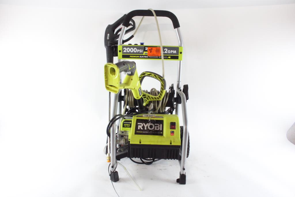 Ryobi 2000 PSI Electric Pressure Washer Property Room