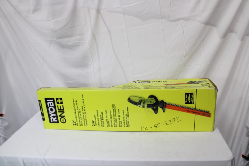 Ryobi 22" 18V Cordless Hedge Trimmer