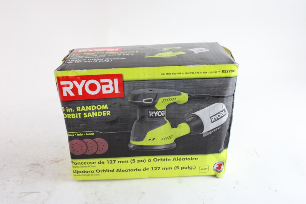 Ryobi 5" Random Orbit Sander Property Room