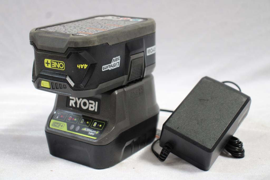 Ryobi Battery Pack And Charger Property Room