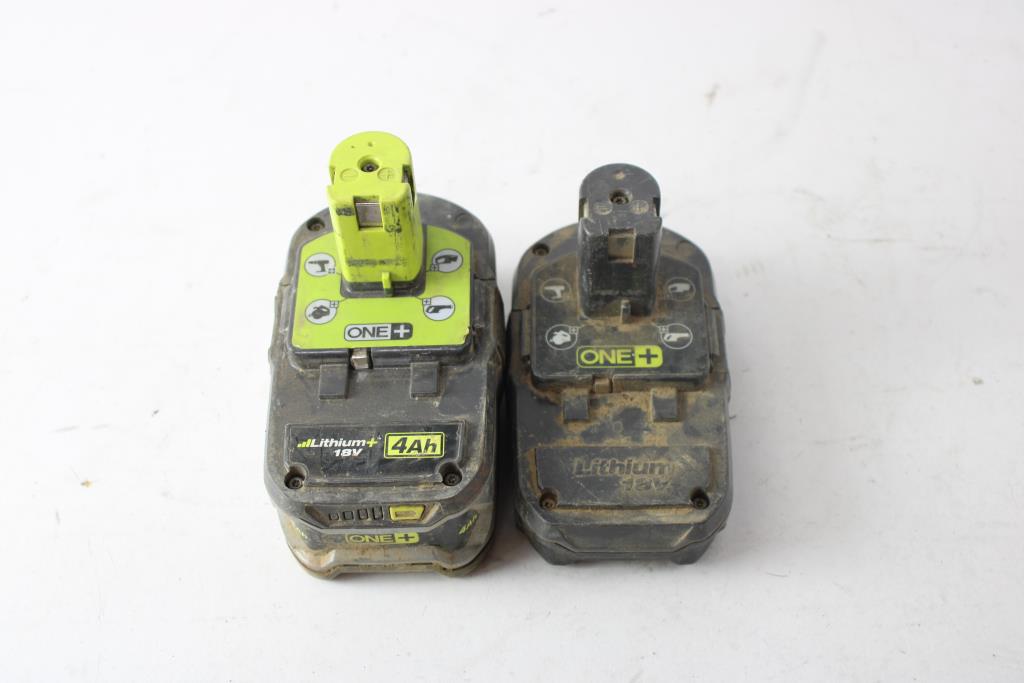 Ryobi Battery Packs, P102/P108 Property Room