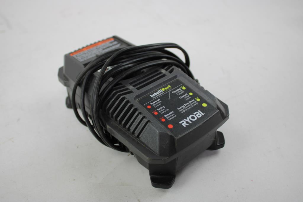 Ryobi Charger And Batterys, 3 Pieces