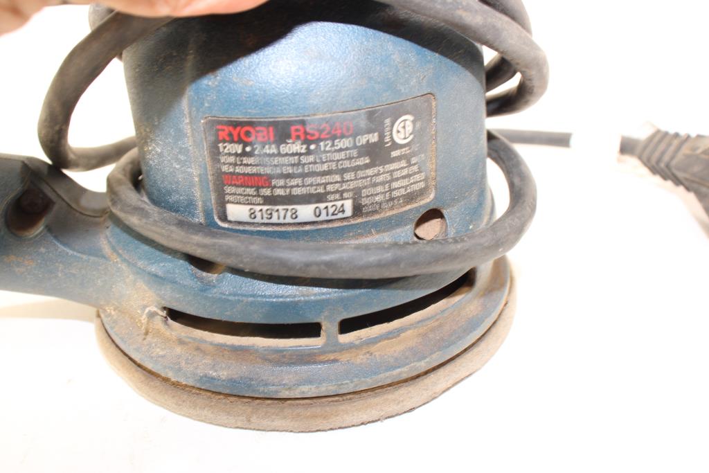 Ryobi Corded Random Orbital Sander Property Room