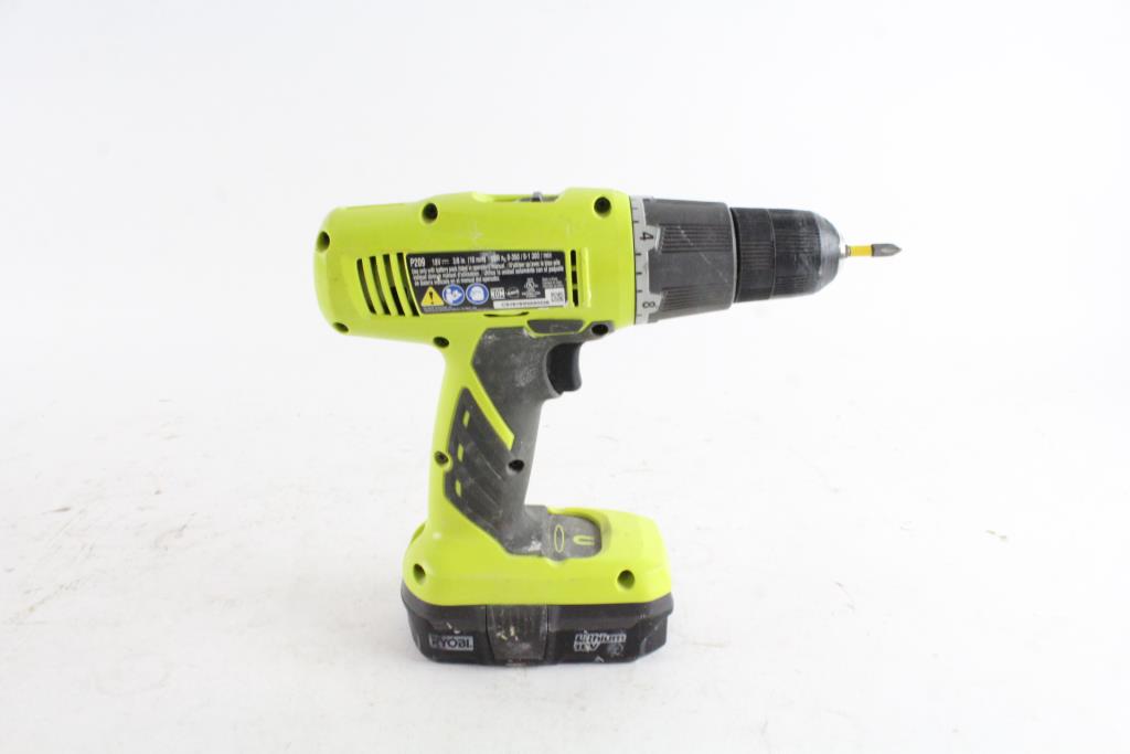 Ryobi Cordless Drill Property Room