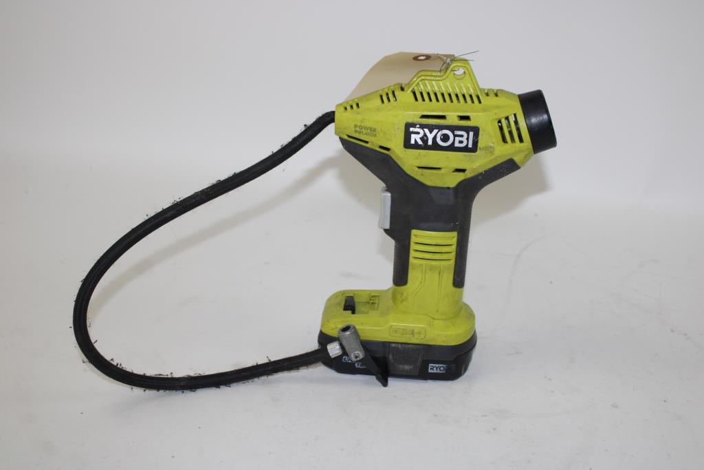 Ryobi Cordless Inflator P737 With Battery Pack Property Room