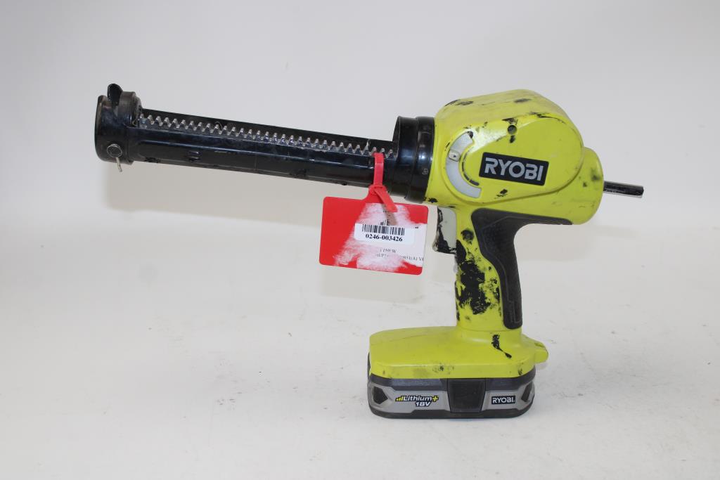 Ryobi Cordless Power Caulk And Adhesive Gun P310G With Battery Pack