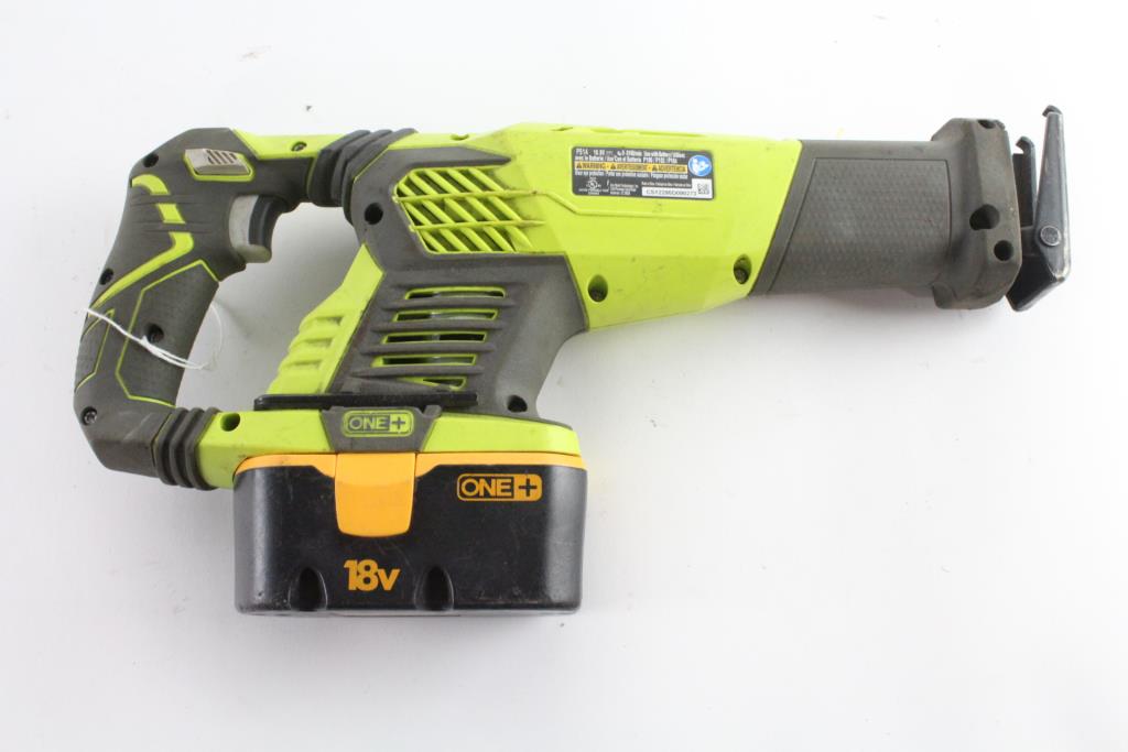 Ryobi Cordless Reciprocating Saw Property Room