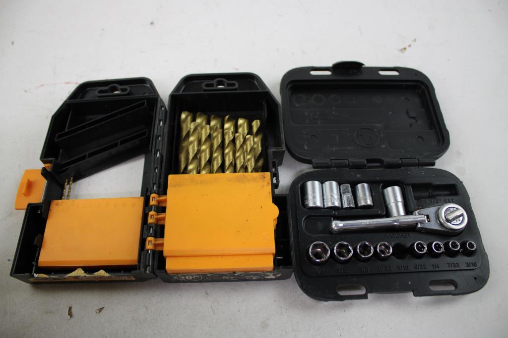 Ryobi Drilling/Driving Kit, Craftsman Socket Wrench Set, And More Tool Sets, 5 Pieces