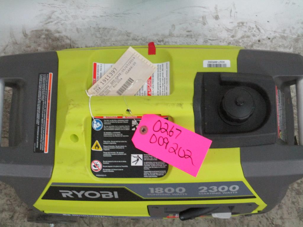 Ryobi Generator Property Room
