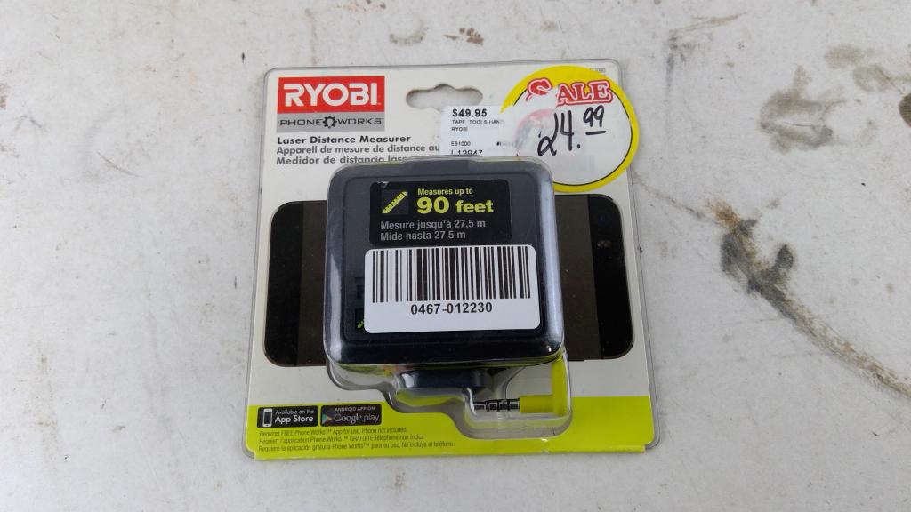 Ryobi Laser Distance Measurer