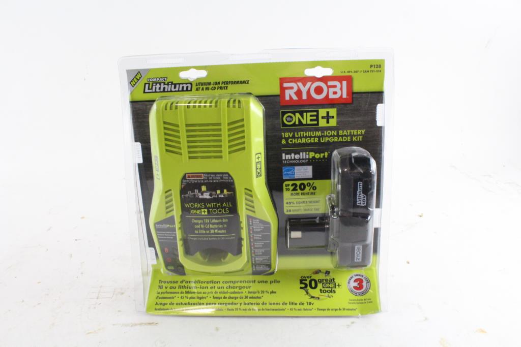 Ryobi One+ Battery And Charger Property Room