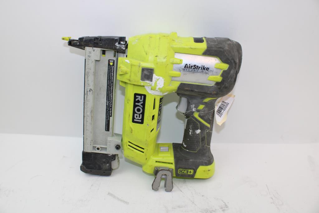 RYOBI ONE+ 18V 18-Gauge Cordless AirStrike Narrow Crown Stapler (Tool Only) P361 - The Home Depot