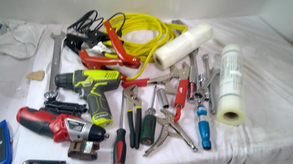Ryobi Power Drill, Milwaukee Ratchet Wrench, And More, 32+ Pieces