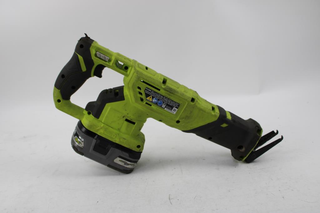 Ryobi Reciprocating Saw Charger And Battery