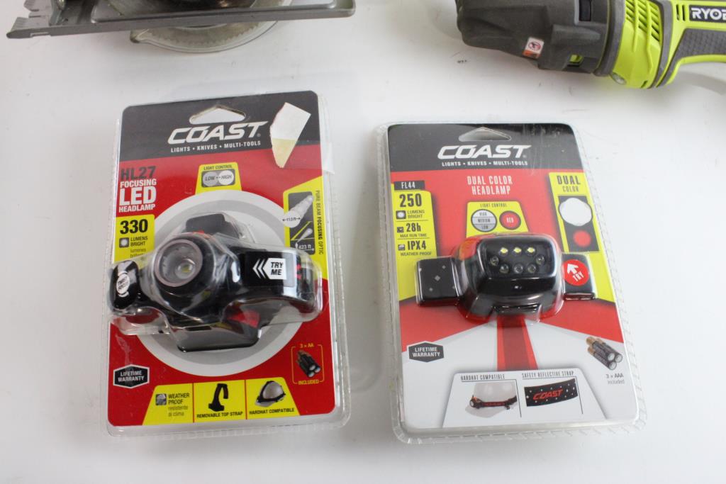 Ryobi Reciprocating Saw, Circular Saw & More Tools/Accessories, 6