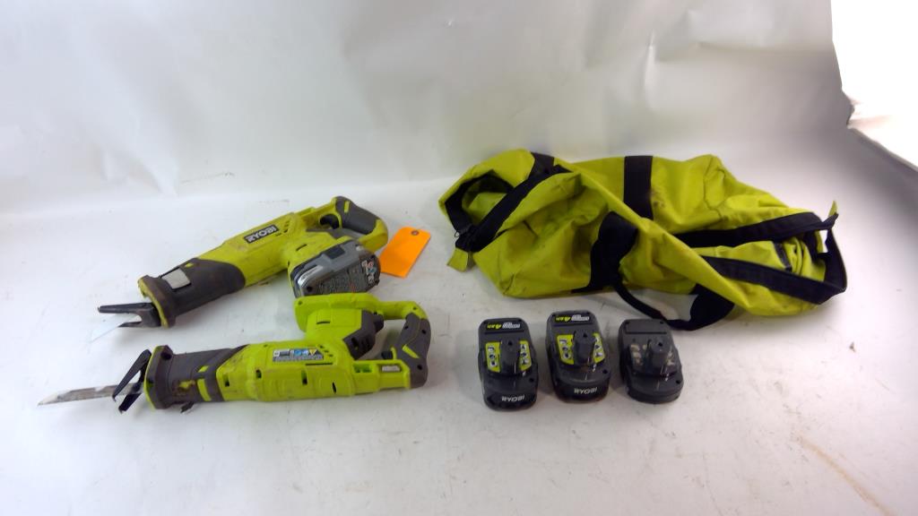 Ryobi Reciprocating Saws 2 Pieces