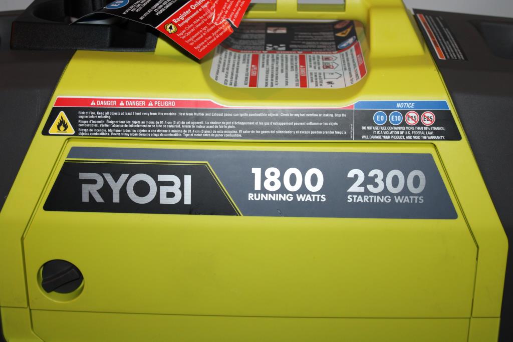 Ryobi Ryi2300bta Starting Watt Inverter Generator Property Room