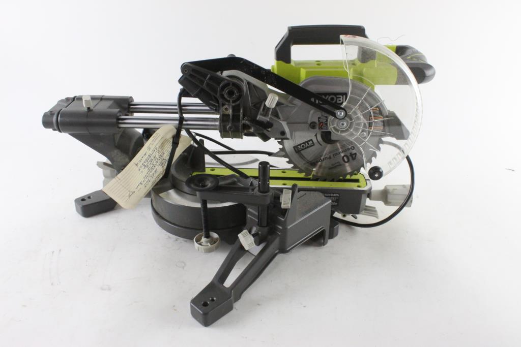 Ryobi Sliding Miter Saw Property Room