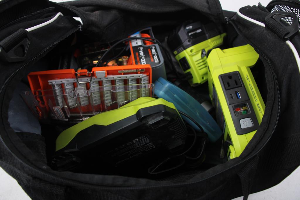 Ryobi, Smartraps, Adidas Black Backpack