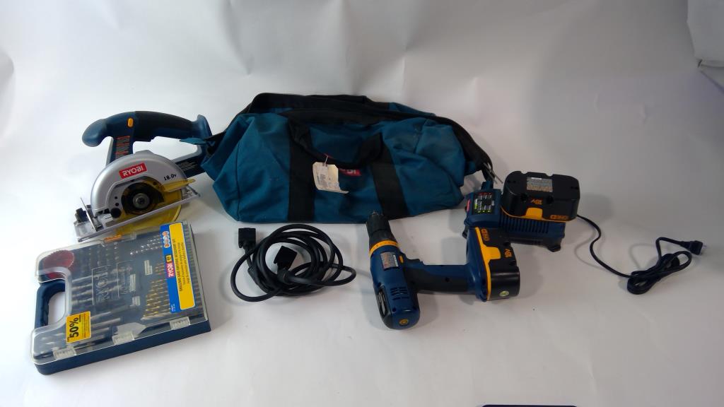 Ryobi Tool Bag And More 5 Pieces