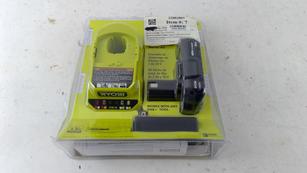 Ryobi Tool Charging Kit