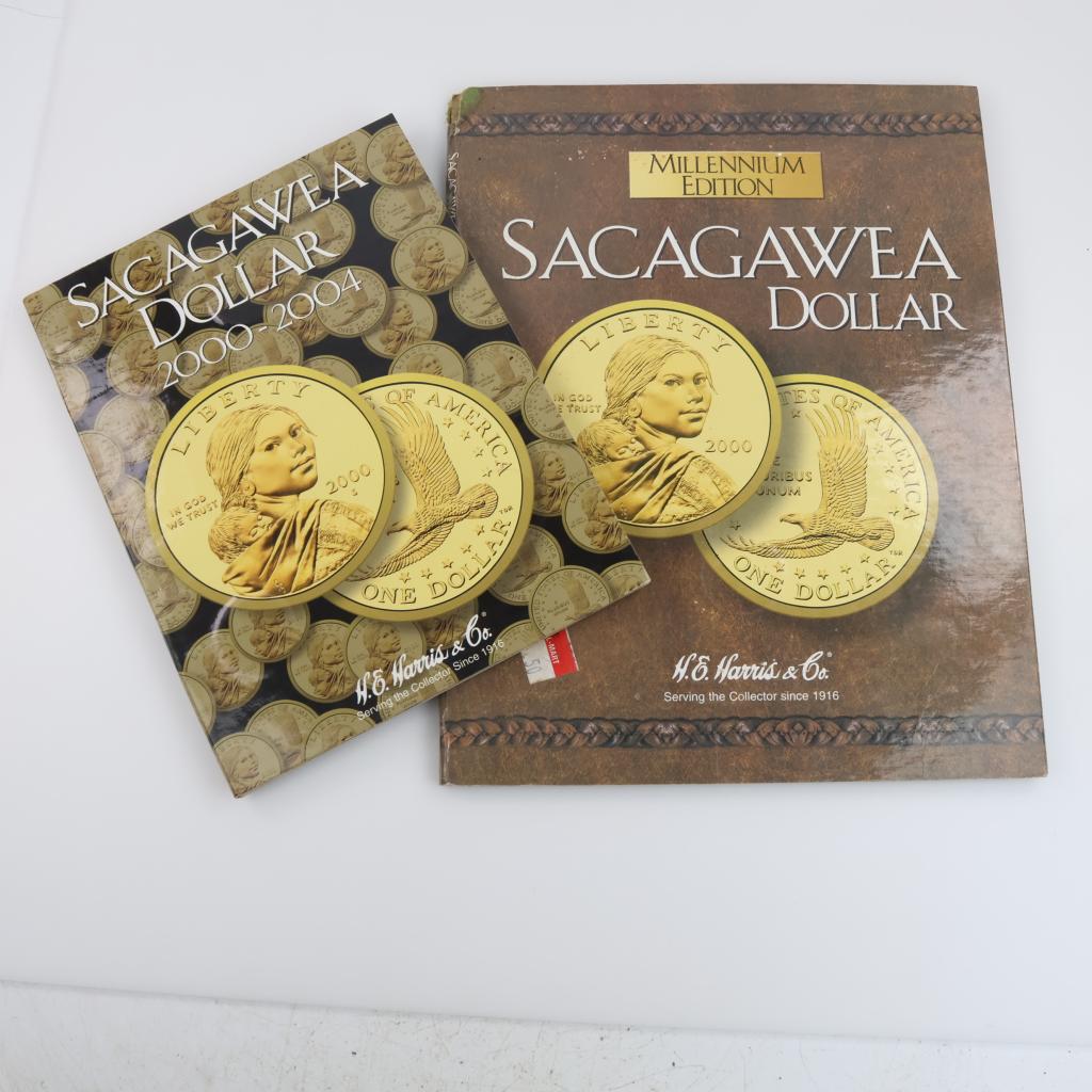 Sacagawea Dollars In Booklets, 9 Coins