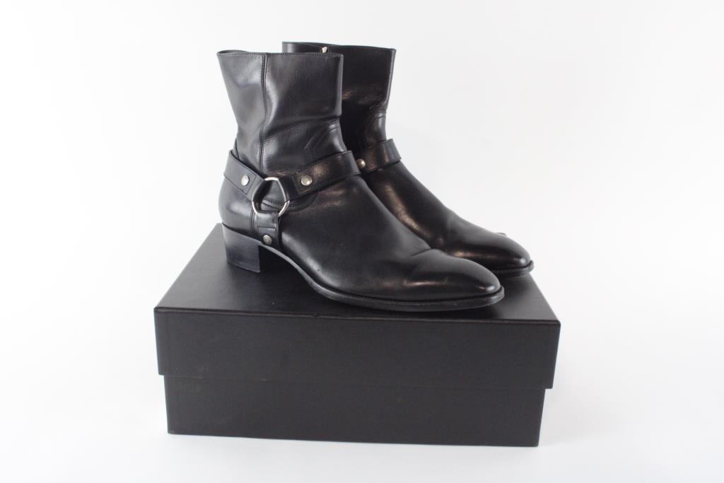 Saint Laurent Paris, Mens Size 43+ Leather Boot