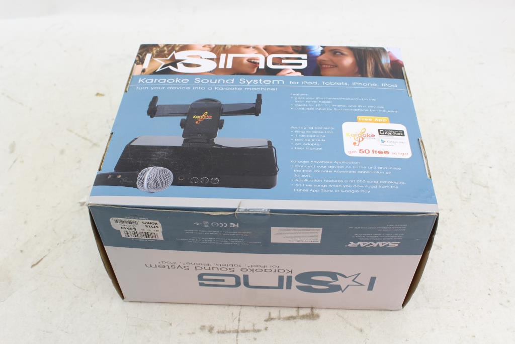 i sing karaoke sound system