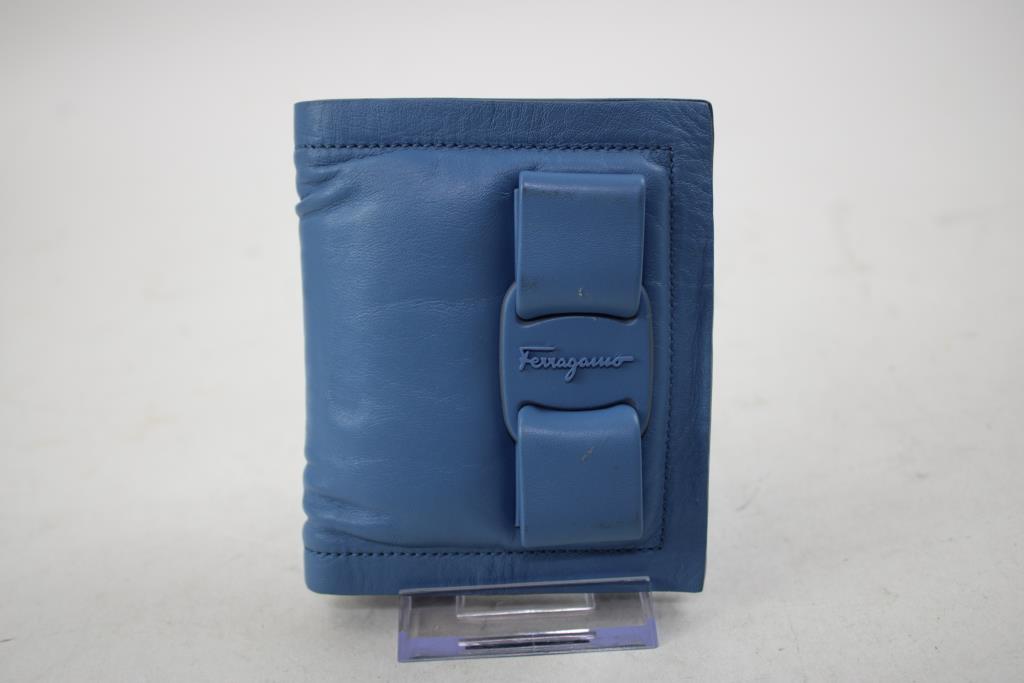 Salvatore Ferragamo Viva Bow Ribbon Mini Wallet - Doublechecked By Entrupy