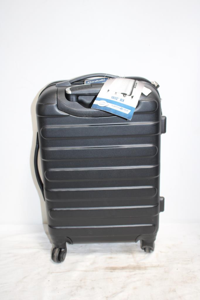 Samsonite Yates DLX 4Wheel Hardshell Rolling Suitcase, Black