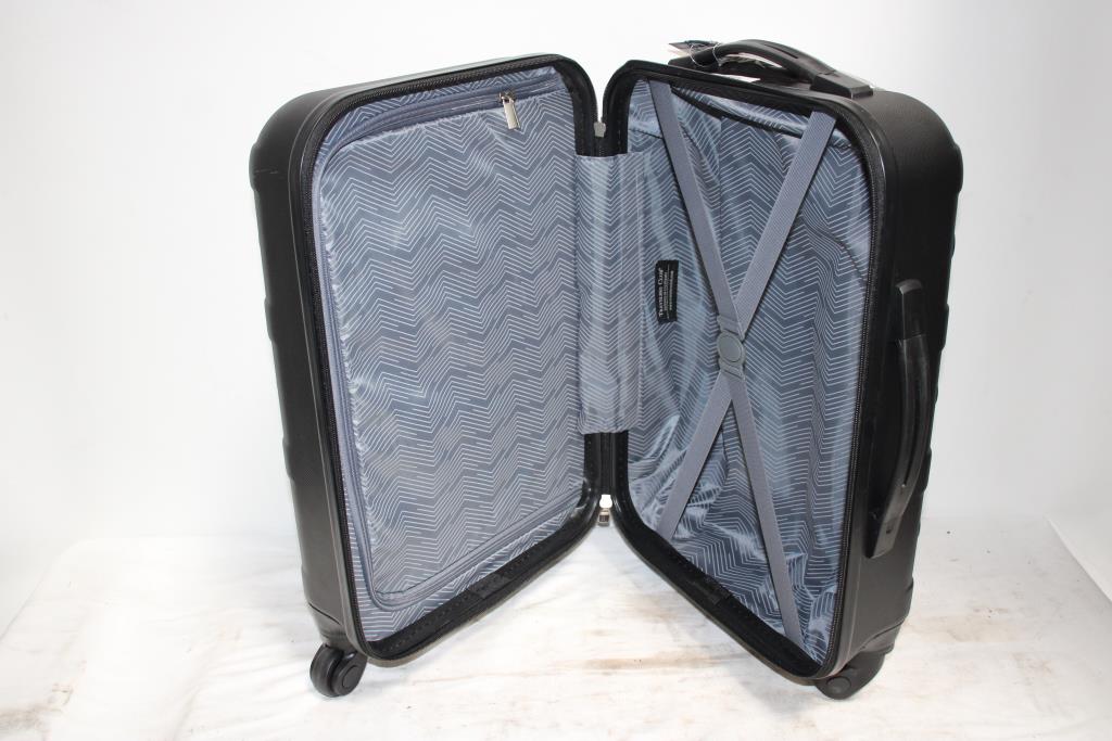 Samsonite Yates DLX 4Wheel Hardshell Rolling Suitcase, Black
