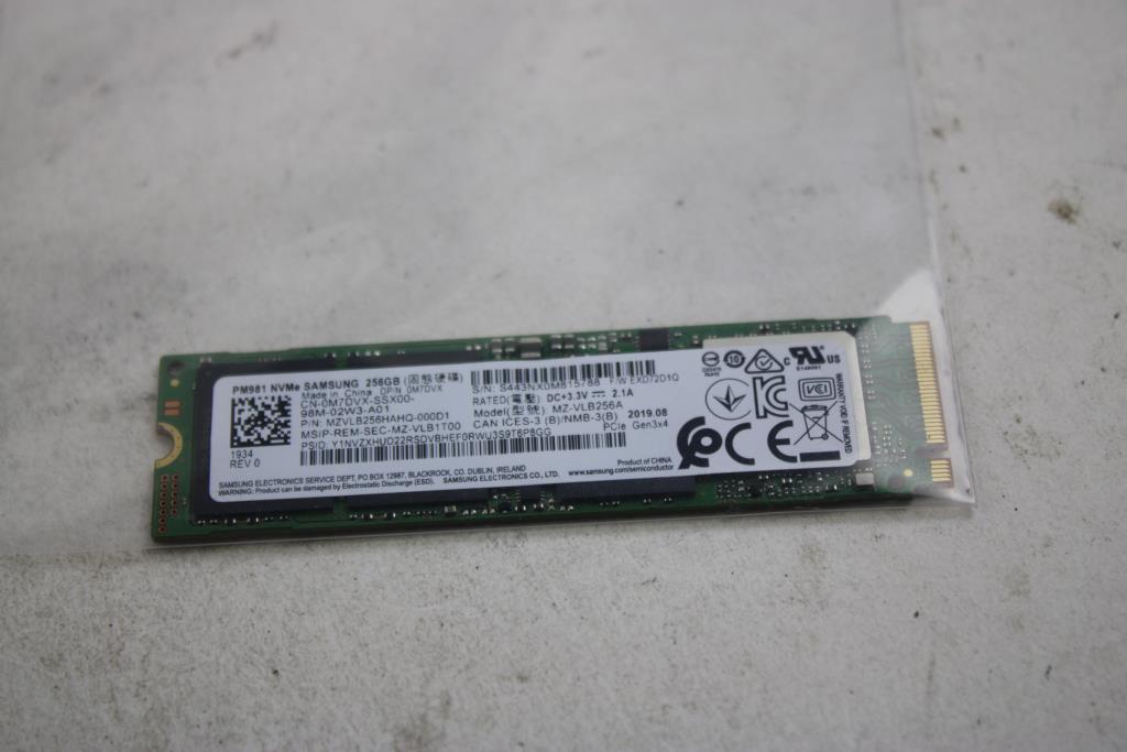Samsung 256GB Internal Solid-State Drive