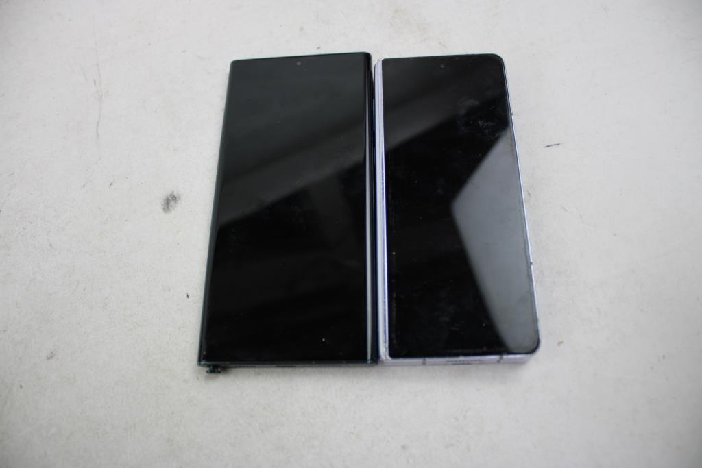 Samsung Cell Phone Lot, 2 Pieces, Sold For Parts