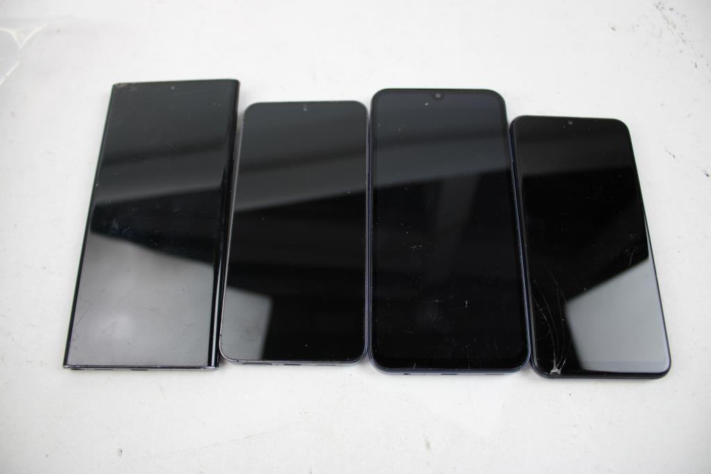 Samsung Cell Phone Lot, 4 Pieces, Sold For Parts