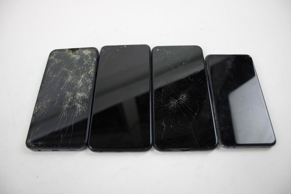 Samsung Cell Phone Lot, 4 Pieces, Sold For Parts