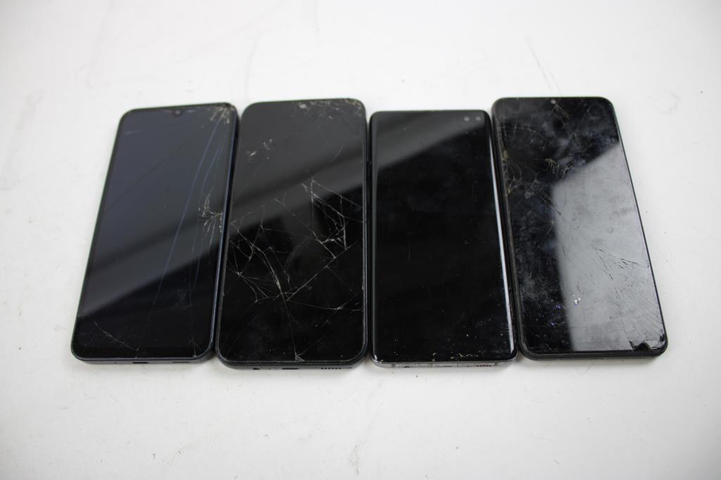 Samsung Cell Phone Lot, 4 Pieces, Sold For Parts