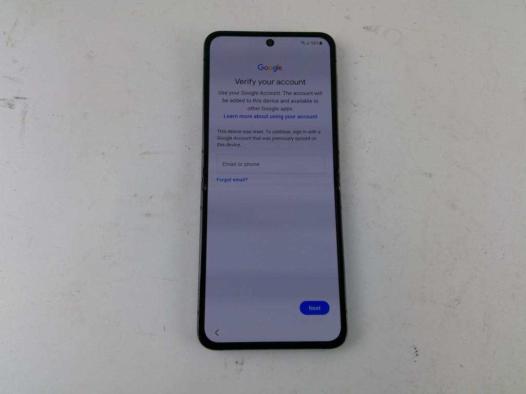 Samsung Flip, Google Account Locked, Sold For Parts