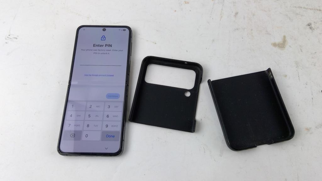 Samsung Flip, Google Account Locked, Sold For Parts
