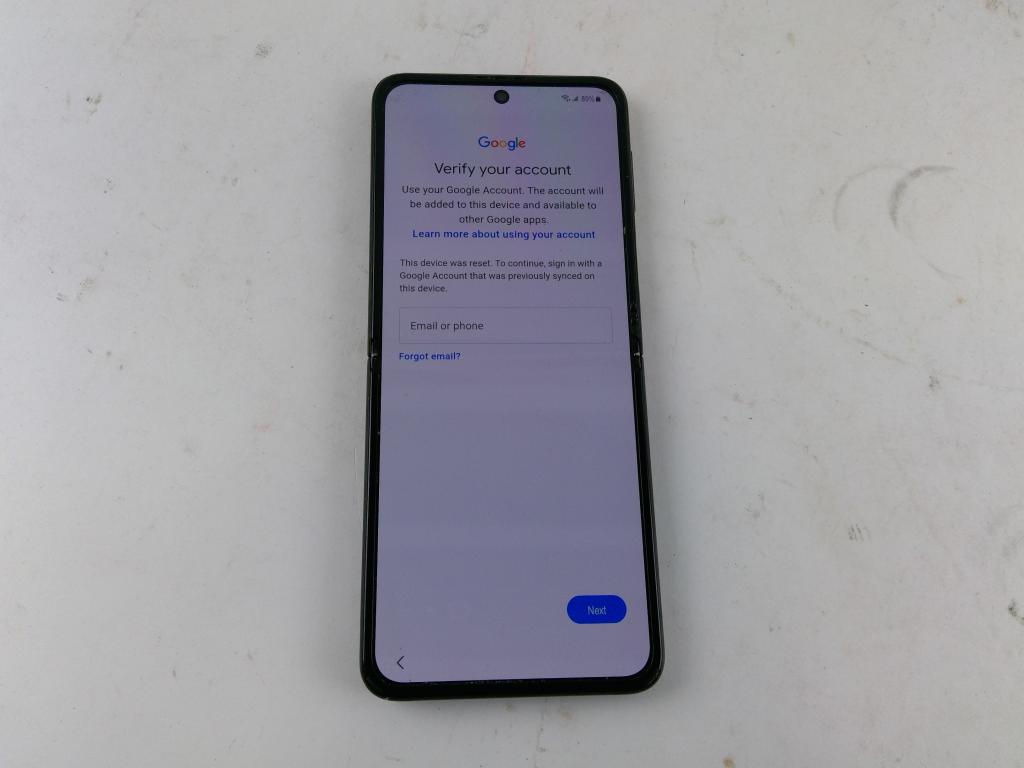 Samsung Flip, Google Account Locked, Sold For Parts