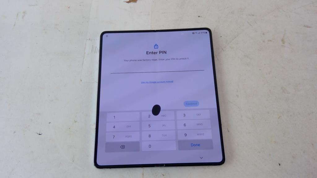 Samsung Fold, Google Account Locked, Sold For Parts