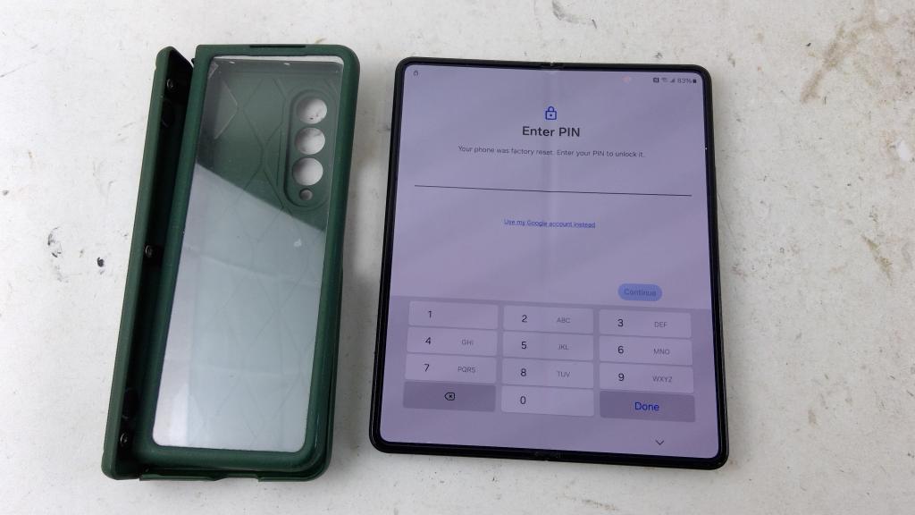 Samsung Fold Smartphone, Google Account Locked, Sold For Parts
