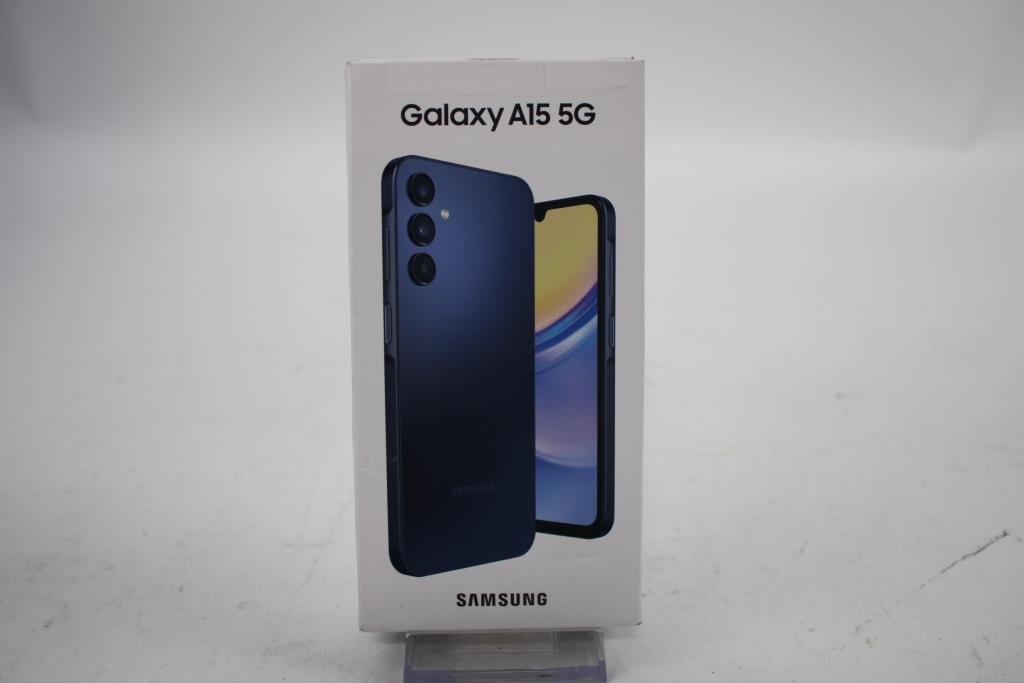 Samsung Galaxy A15 5G Smartphone, 128GB, Blue Black - NEW IN OPEN BOX