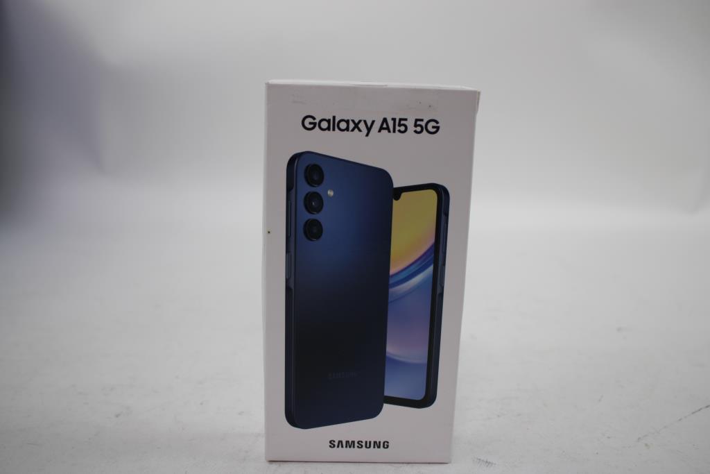 Samsung Galaxy A15 5G Smartphone, 128GB, Blue Black - NEW IN OPEN BOX