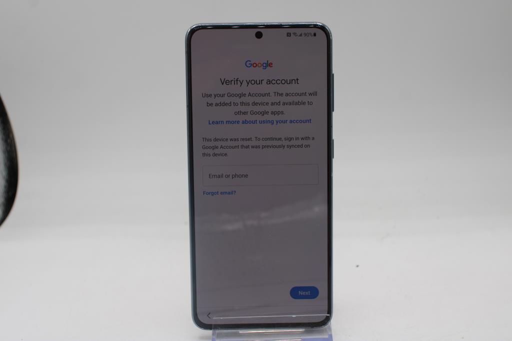 Samsung Galaxy S21, Google Account Locked, Sold For Parts