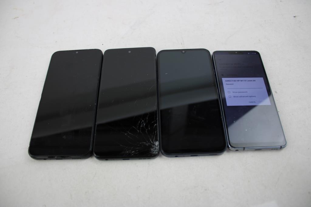 Samsung, LG, Motorola Cell Phone Lot, 4 Pieces, Sold For Parts