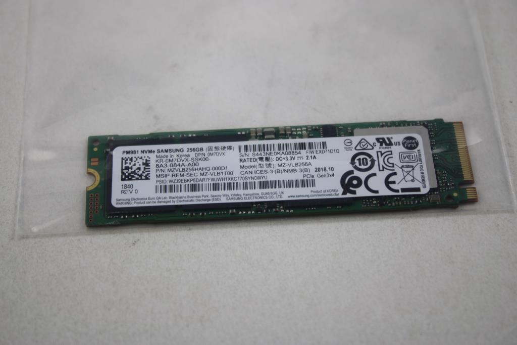 Samsung MZ-VLB256A Solid-State Drive, 256 GB