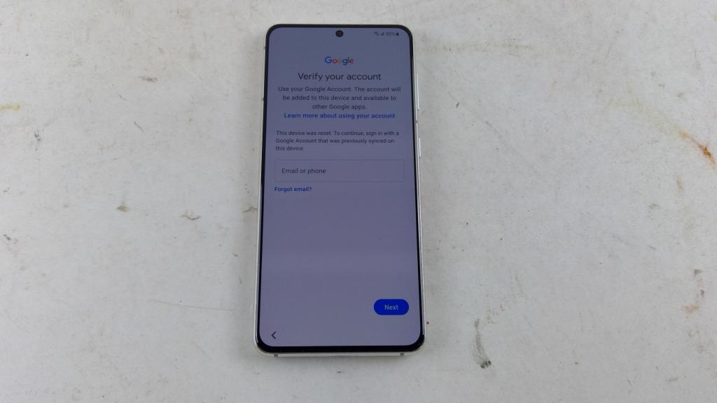 Samsung Smartphone, Google Account Locked, Sold For Parts